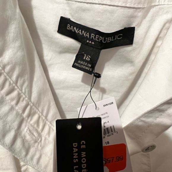 Banana Republic white midi dress - Picture 3 of 5